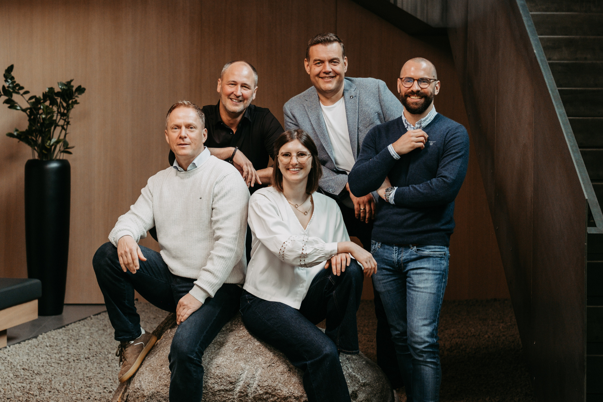 Das Team der Loxone Lighthouse, das Unternehmer beim Unternehmensverkauf berät.
